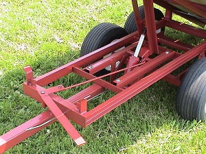 dump atv trailer trailers garden wagons utility lawn hydraulic lift compact tractor tandem tractors axle cmi hand operated bed cart