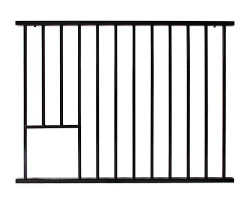 Painted Horse Stall Grill w/ Feed Opening